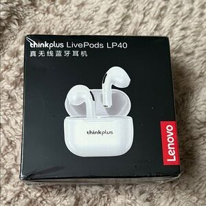 Lenovo Thinkplus LP40 Wireless Earbuds in White